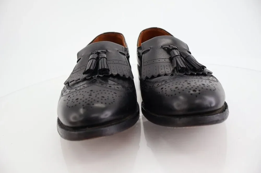 Allen Edmonds Arlington Kiltie Loafer Men's Size 11.5 A Black Leather Tassel Moc